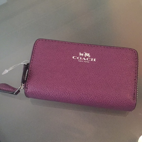 COACH double zippered coin wallet NWT - Picture 5 of 5